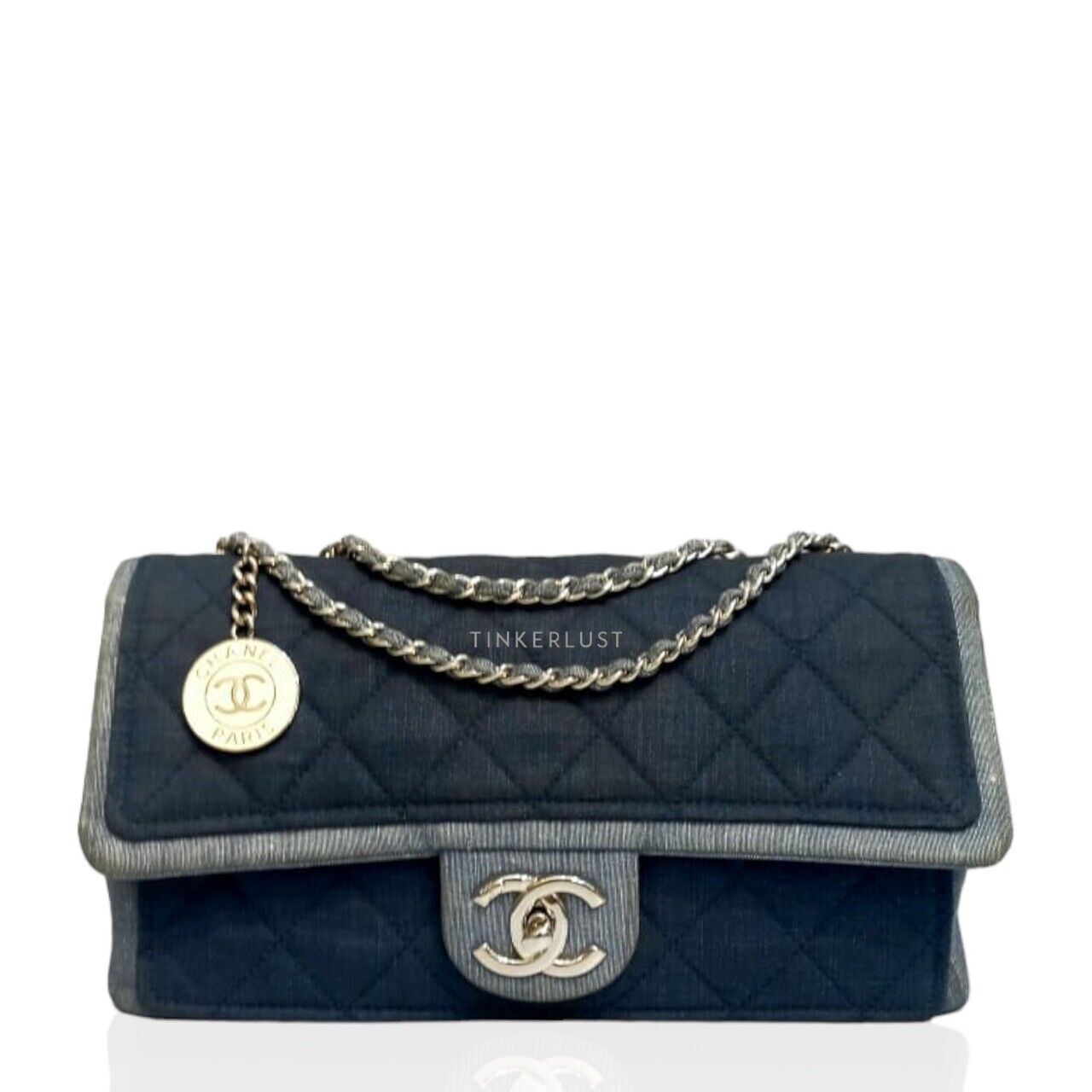 Chanel vintage denim bag sale